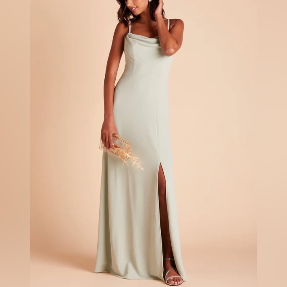 Sage green bridesmaid/ wedding guest dress